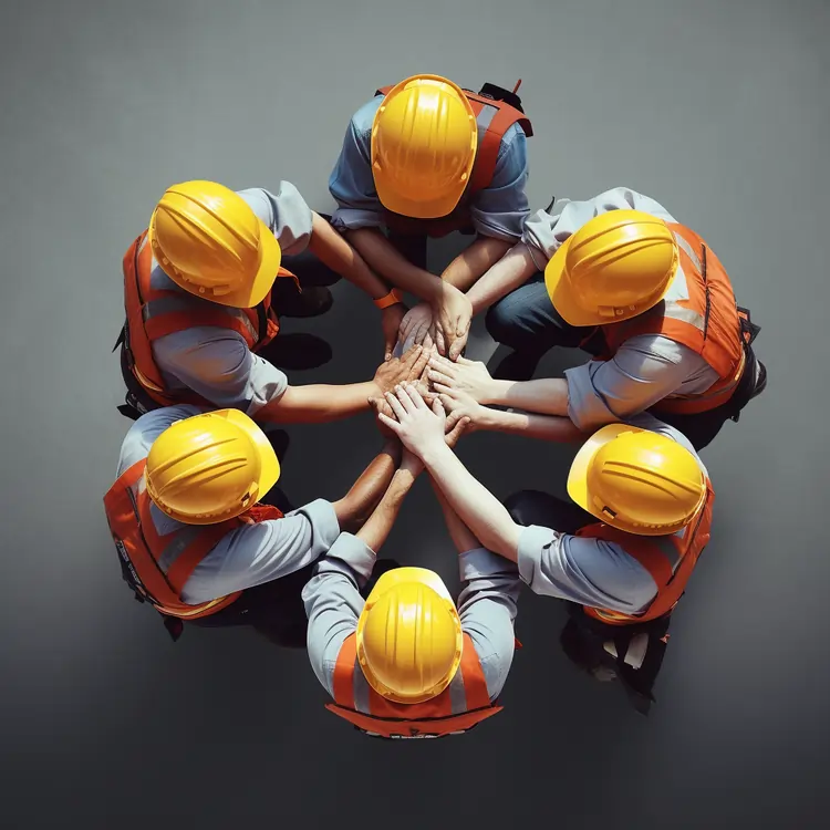 Team working together